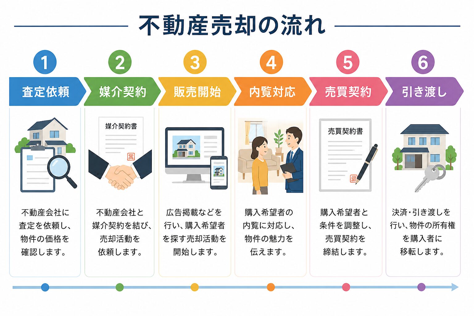 市川市　不動産売却の流れ